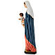 Statua Madonna con Bambino 80 cm resina dipinta s8