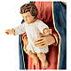 Statua Madonna con Bambino 80 cm resina dipinta s11