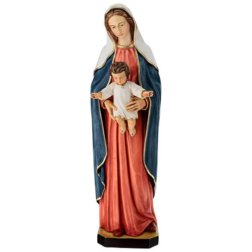 Figura Madonna z Dzieciątkiem 80 cm żywica malowana 1