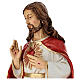 Estatua Sagrado Corazón de Jesús resina pintada 83 cm s4