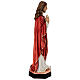 Statue of Sacred Heart in painted resin, 83 cm s8