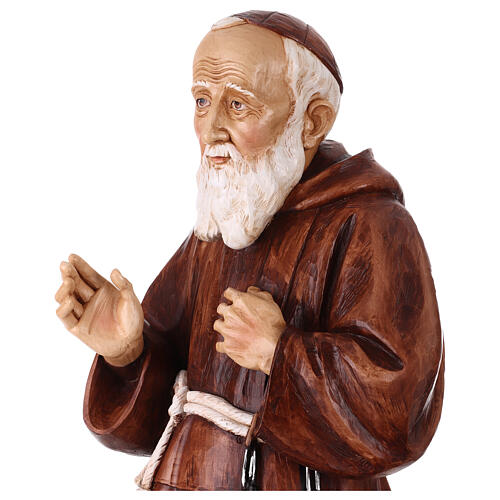 Statue Saint Léopold Mandic 100 cm résine colorée 4