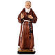 Statua San Leopoldo 100 cm resina colorata s1