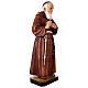 Statua San Leopoldo 100 cm resina colorata s5