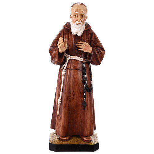 Saint Leopold statue in colored resin, 100 cm 1