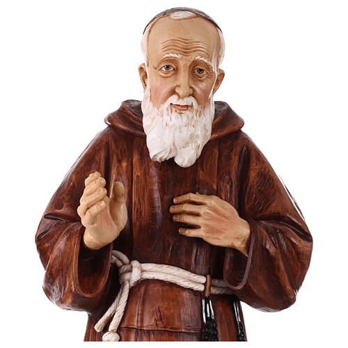 Saint Leopold statue in colored resin, 100 cm 2
