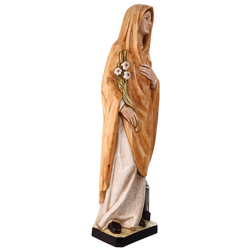 Estátua Santa Cecilia resina pintada 110 cm 7