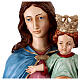 Statue Marie Auxiliatrice 105 cm résine peinte s5