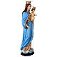 Statue Notre-Dame du Rosaire résine peinte 110 cm s7