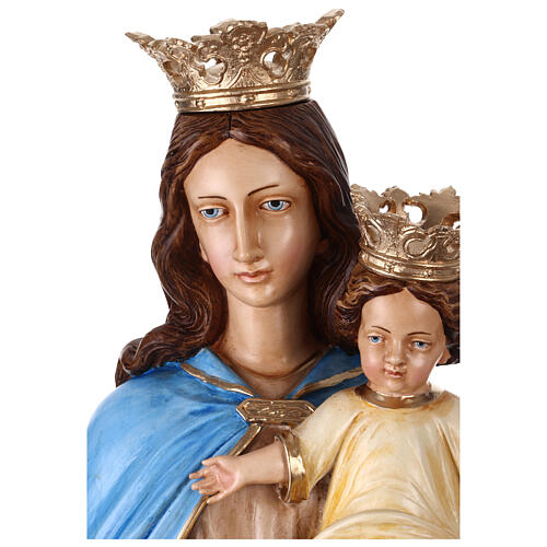 Statua Madonna del Rosario resina dipinta 110 cm 2