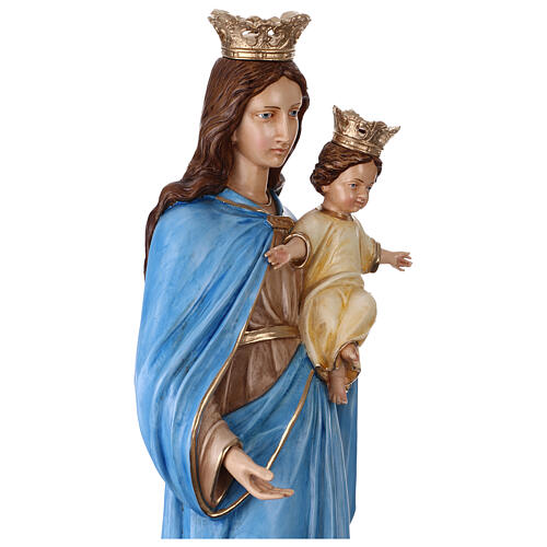 Statua Madonna del Rosario resina dipinta 110 cm 10