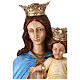 Statua Madonna del Rosario resina dipinta 110 cm s2