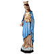 Statua Madonna del Rosario resina dipinta 110 cm s4