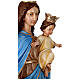 Statua Madonna del Rosario resina dipinta 110 cm s8
