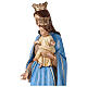 Statua Madonna del Rosario resina dipinta 110 cm s9