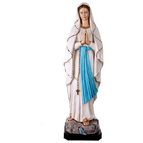 Virgen de Lourdes estatua resina pintada 110 cm