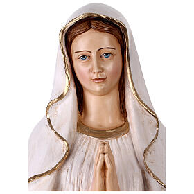 Virgen de Lourdes estatua resina pintada 110 cm