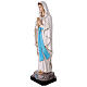 Statue Notre-Dame de Lourdes résine et poudre de marbre peinte 110 cm s3