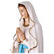 Statue Notre-Dame de Lourdes résine et poudre de marbre peinte 110 cm s7