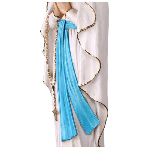 Estátua da Nossa Senhora de Lourdes em resina pintada 110 cm 8