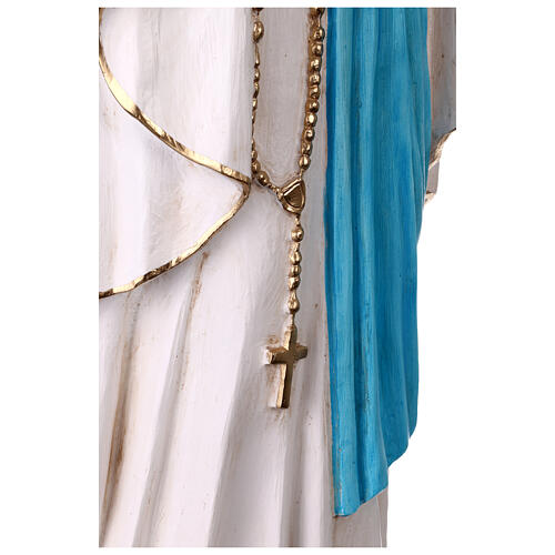 Estátua da Nossa Senhora de Lourdes em resina pintada 110 cm 10