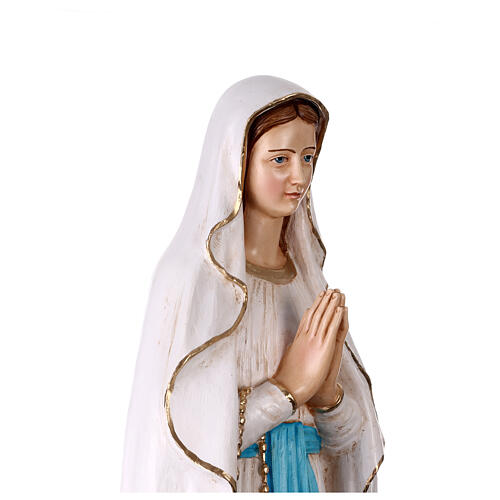 Our Lady of Lourdes statue in painted resin 110 cm 9