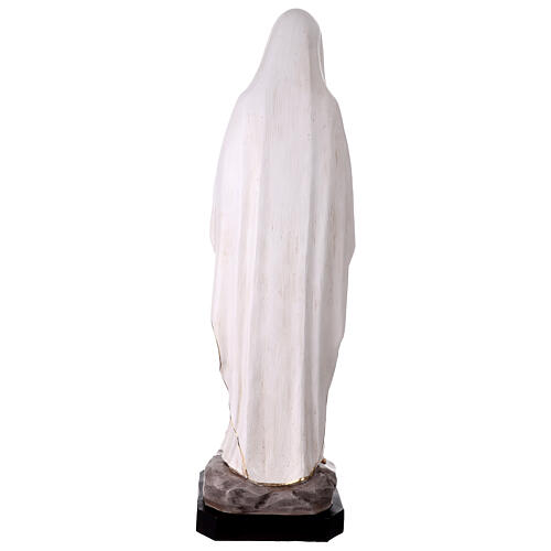Our Lady of Lourdes statue in painted resin 110 cm 11