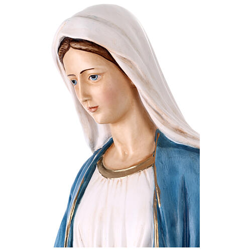 Miraculous Mary Statue in painted resin, 110 cm 4
