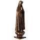 Virgen de Fátima para exterior bruñida Val Gardena fibra de vidrio 60 cm s5