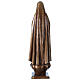 Virgen de Fátima para exterior bruñida Val Gardena fibra de vidrio 60 cm s8