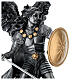 Archangel Raphael with armor, shield and spear, resin, 14 in, Veronese Design s2
