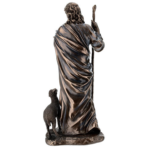 Gesù buon pastore bronzato 30 cm Veronese Design 8