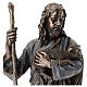Bronzed Jesus Good Shepherd statue 30 cm Veronese Design s2