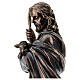 Bronzed Jesus Good Shepherd statue 30 cm Veronese Design s6