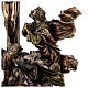 Crucifixion de Jésus en résine effet bronze 30 cm Veronese Design s8