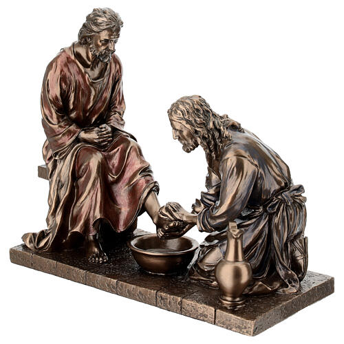 Jesus lava os pés de um discípulo 20 cm Veronese Design 3