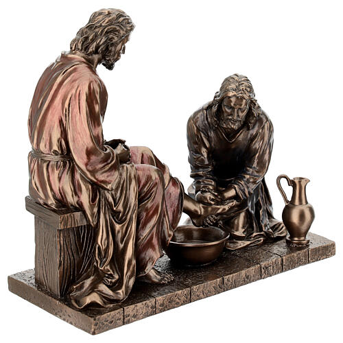 Jesus lava os pés de um discípulo 20 cm Veronese Design 5