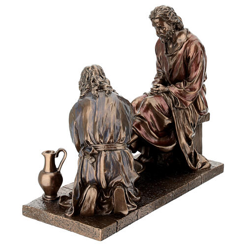 Jesus lava os pés de um discípulo 20 cm Veronese Design 6