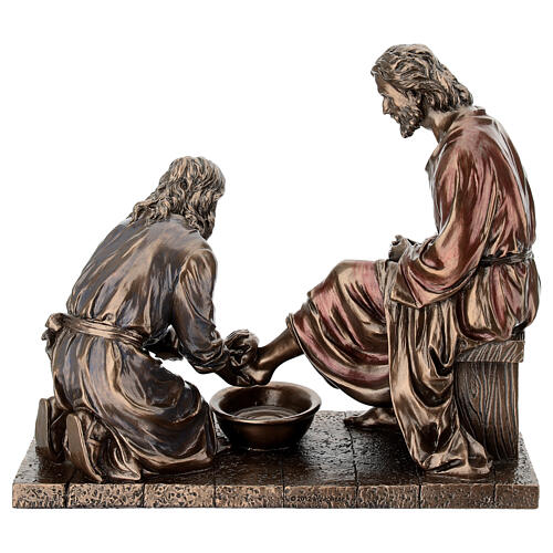 Jesus lava os pés de um discípulo 20 cm Veronese Design 7