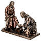 Jesus lava os pés de um discípulo 20 cm Veronese Design s3
