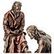 Jesus lava os pés de um discípulo 20 cm Veronese Design s4