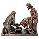 Jesus lava os pés de um discípulo 20 cm Veronese Design s7
