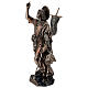 Bronzed resin Saint John the Baptist statue, 24 cm Veronese Design s3