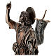 Bronzed resin Saint John the Baptist statue, 24 cm Veronese Design s4