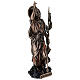 Bronzed resin Saint John the Baptist statue, 24 cm Veronese Design s5