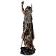 Bronzed resin Saint John the Baptist statue, 24 cm Veronese Design s7