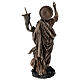 Bronzed resin Saint John the Baptist statue, 24 cm Veronese Design s8