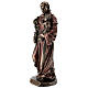 Heiliger Antonius von Padua mit dem Jesuskind – bronzierte Resinfigur, 20 cm, Veronese Design s3