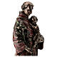 San Antonio da Padova con Gesù bambino bronzato 20 cm Veronese Design s6