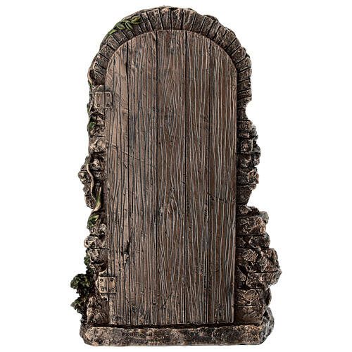 Jesus klopft an die Tür – bronzierte Resinfigur, 25 cm, Veronese Design 8